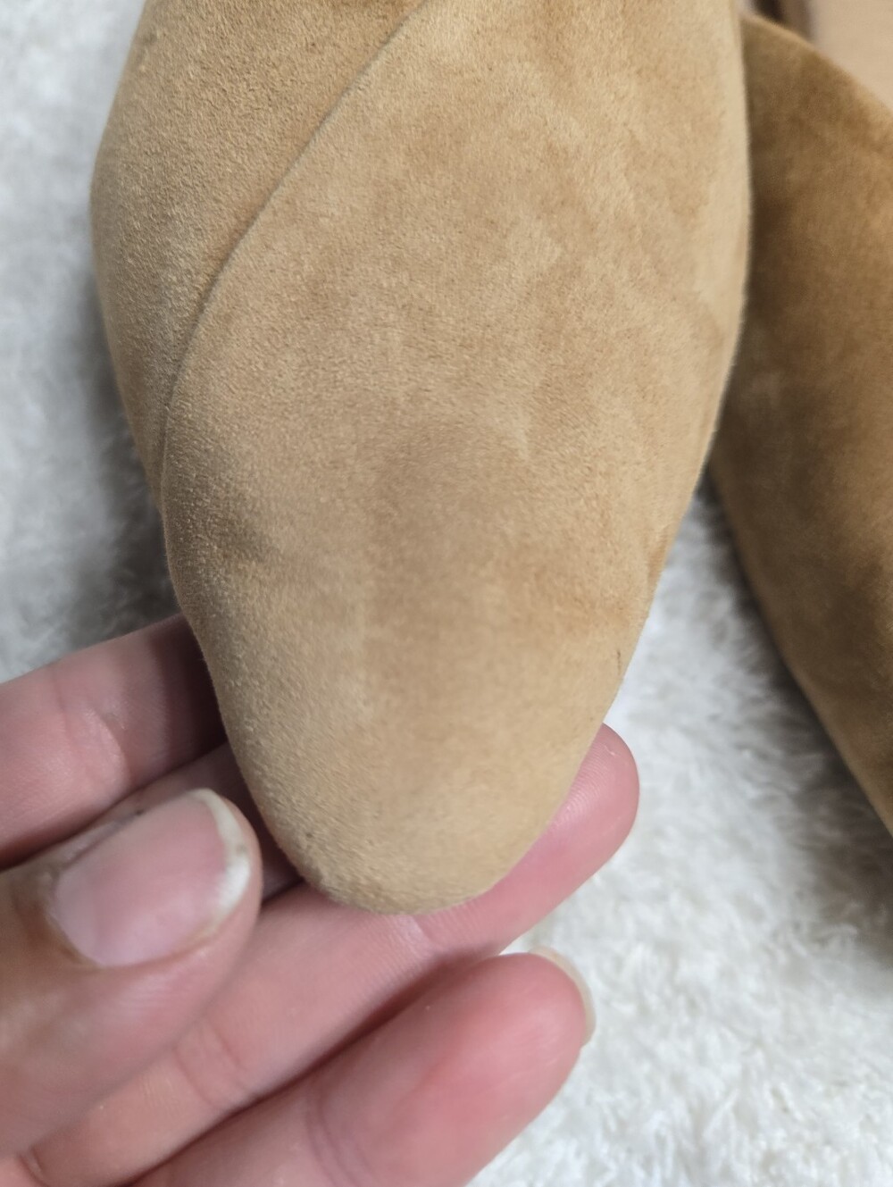 Birdies The Swan Golden Oak Suede Mule Slides 7.5 - Picture 5 of 8